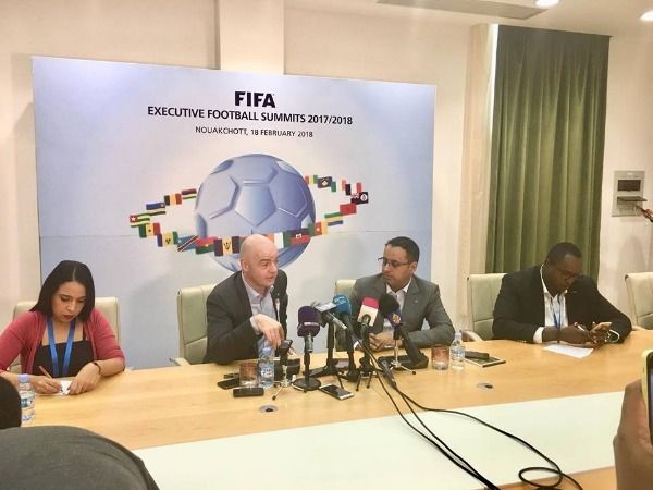  إنفانتينو في المؤتمر الصحفي