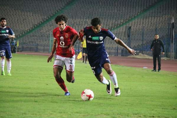 محمد هاني خلال المباراة