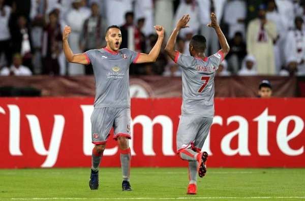 فرحة لاعبي الدحيل