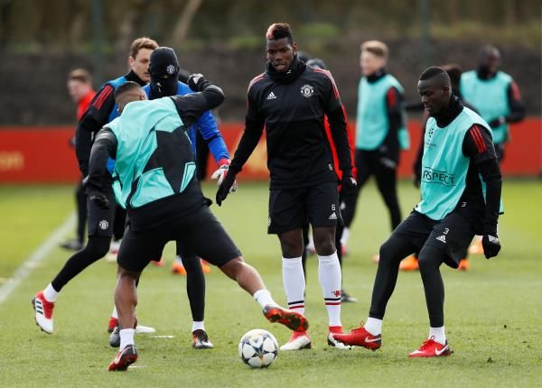 جانب من تدريبات مانشستر يونايتد