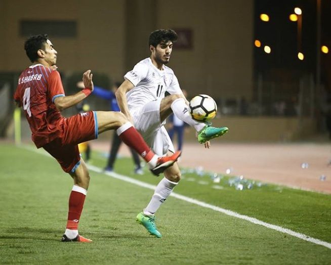 جانب من المباراة