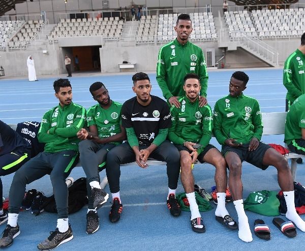 لاعبو المنتخب السعودي