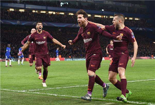 لاعبو برشلونة