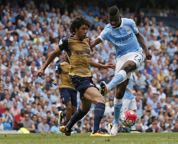 محمد النني أمام مانشستر سيتي