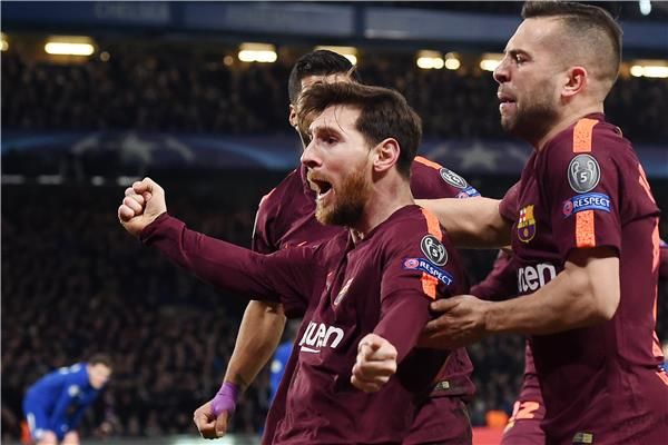 لاعبو برشلونة