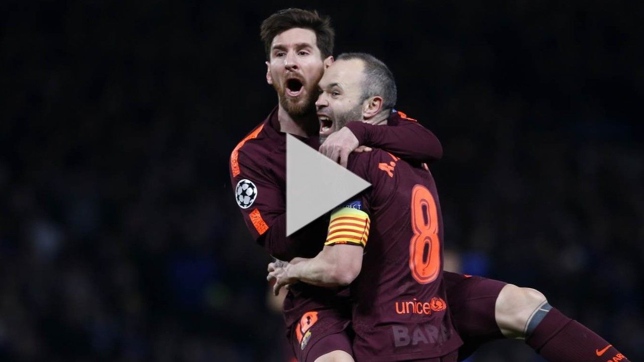 ليو ميسي وأندريس إنييستا