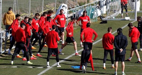 من تدريبات أتلتيكو مدريد