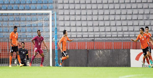 لقطة من المباراة