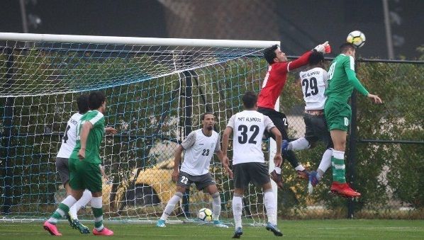 جانب من المباراة الودية