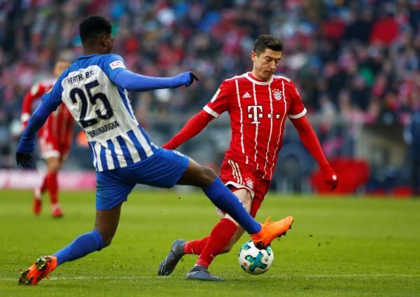 لقطة من المباراة