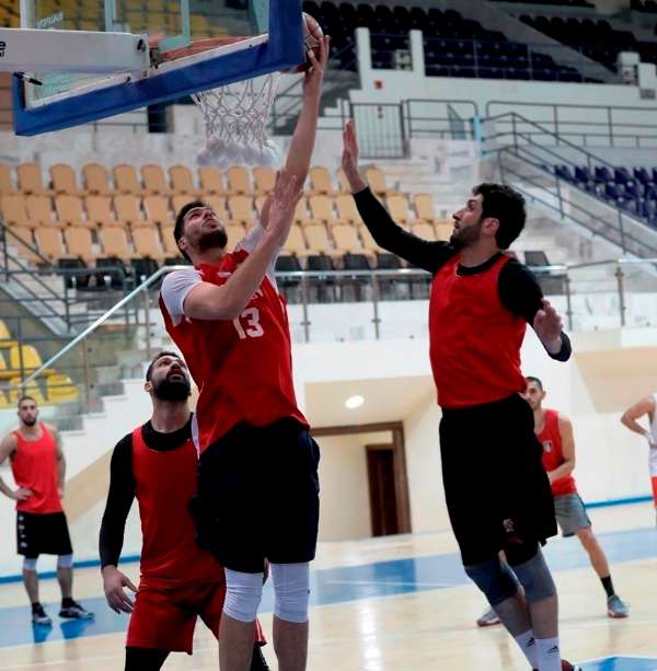 جانب من استعدادات منتخب الأردن لمباراة الغد