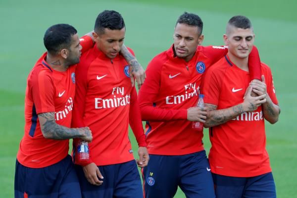 ماركينيوس بين لاعبي سان جيرمان