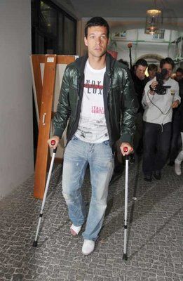 مايكل بالاك  قائد المنتخب الألماني  