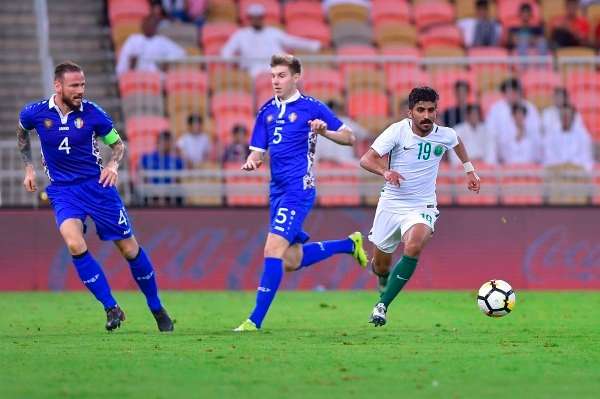 جانب من المباراة الودية