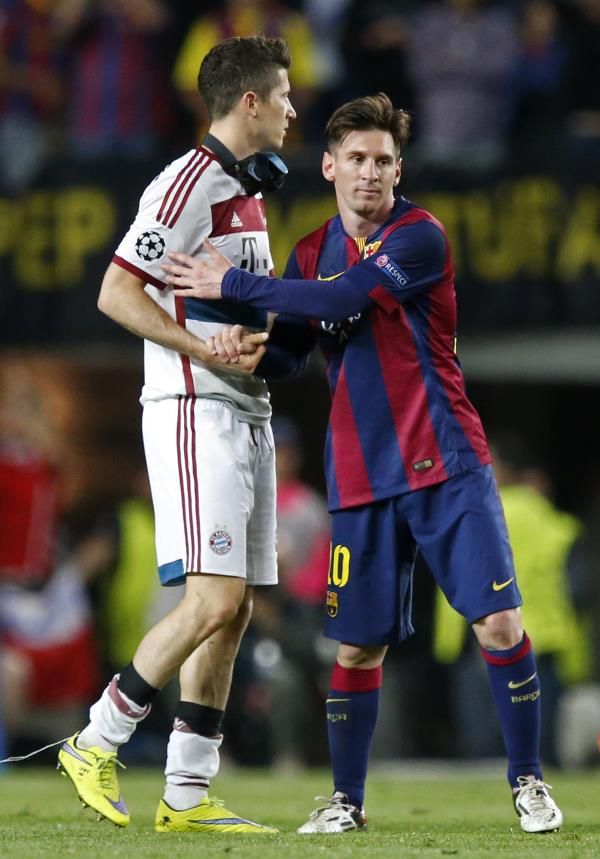 ميسي وليفاندوفسكي