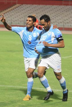 صاحب الهدفين عبدالرحمن مبارك