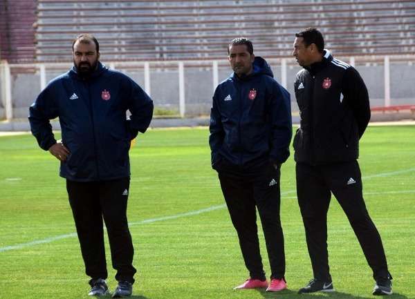 خيرالدين مضوي في تدريبات اليوم
