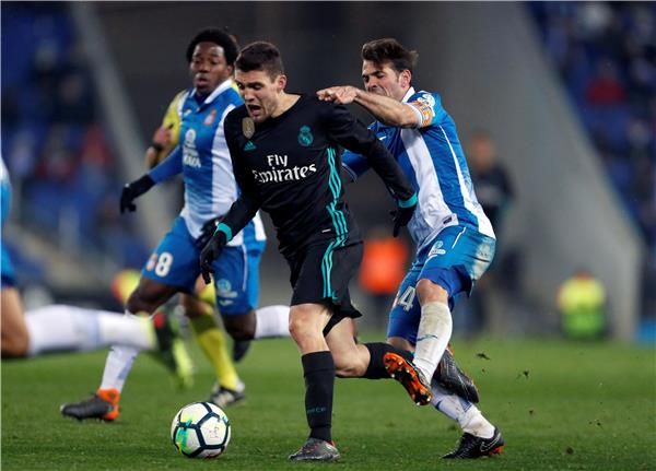 من مباراة إسبانيول وريال مدريد