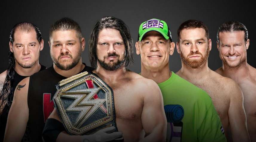 المصارعون المتنافسون على لقب WWE في فاست لين