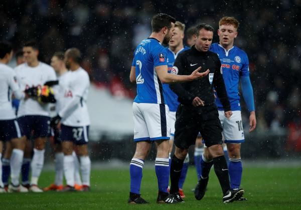 من مباراة توتنهام وروتشديل