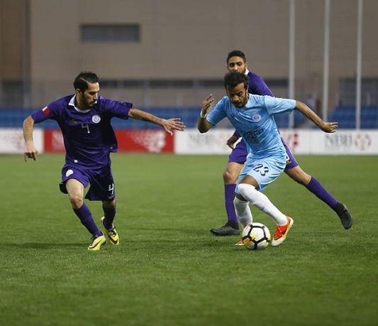 لقطة من المباراة