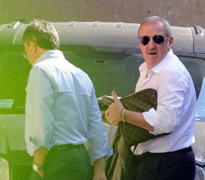 لويجي ديل نيري لحظة دخوله مقرِ يوفنتوس اليوم