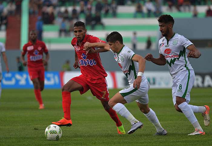 جانب من مباراة سابقة بين الفريقين