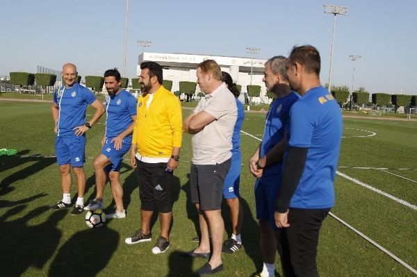 كومان خلال الزيارة