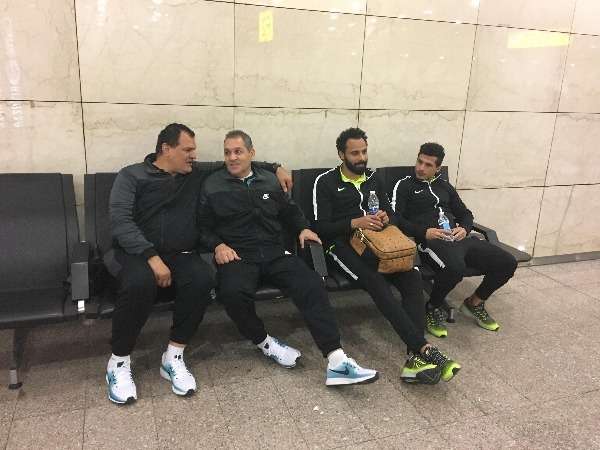 من تجمع بعثة الزمالك في مطار القاهرة