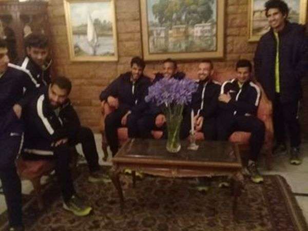 لاعبو الزمالك في إثيوبيا