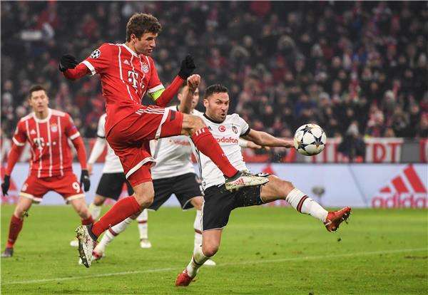 من لقاء بايرن وبشكتاش