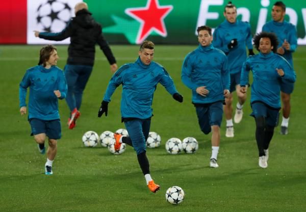 من تدريبات ريال مدريد