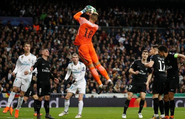 من مباراة الذهاب بين ريال مدريد وباريس