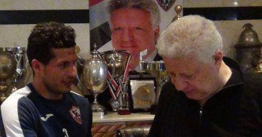 مرتضى منصور مع طارق حامد