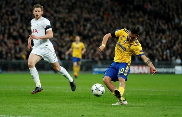 من مباراة يوفنتوس وتوتنهام