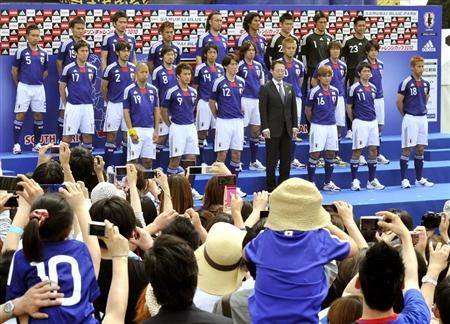 لاعبي المنتخب الياباني أستقبل اليوم جماهيره في طوكيو