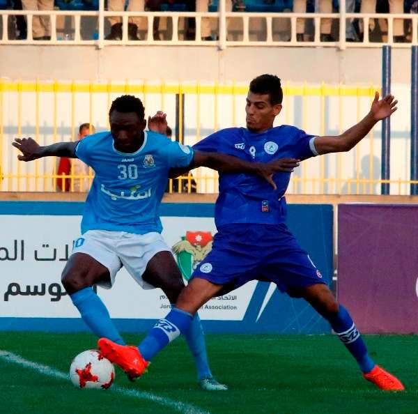 من لقاء سابق بين الفيصلي والرمثا