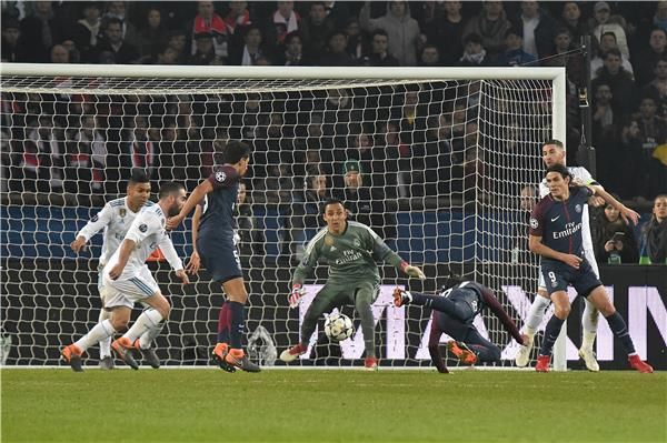 من لقاء ريال مدريد وسان جيرمان