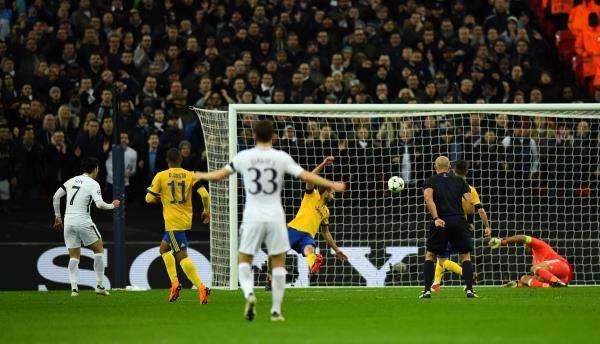 من مباراة يوفنتوس وتوتنهام