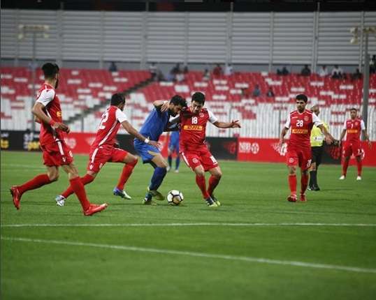 لقطة من المباراة