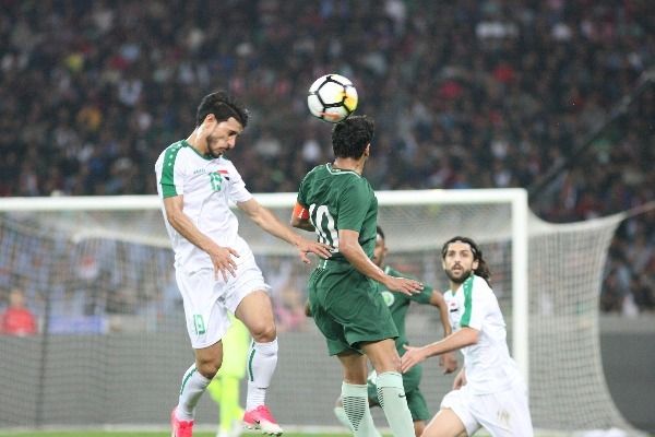صورة أرشيفية من إحدى مباريات المنتخب العراقي