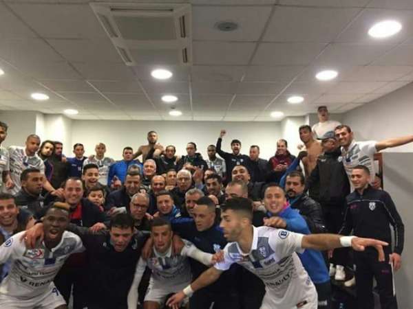 فرحة لاعبي اتحاد طنجة