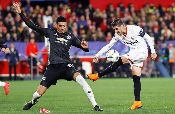 جانب من لقاء الذهاب