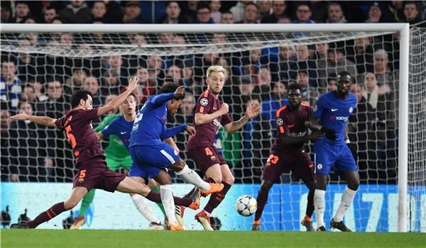 من مباراة الذهاب بين الفريقين 