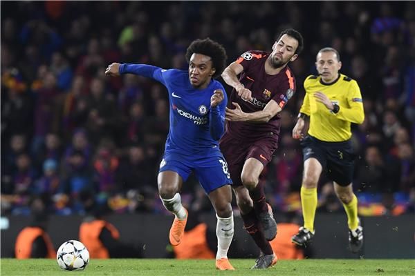 جانب من لقاء الذهاب أمام تشيلسي