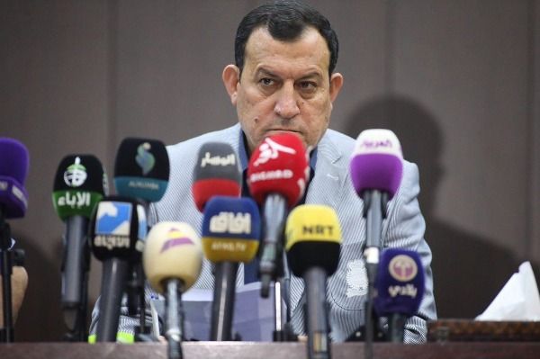 باسم قاسم من المؤتمر الصحفي