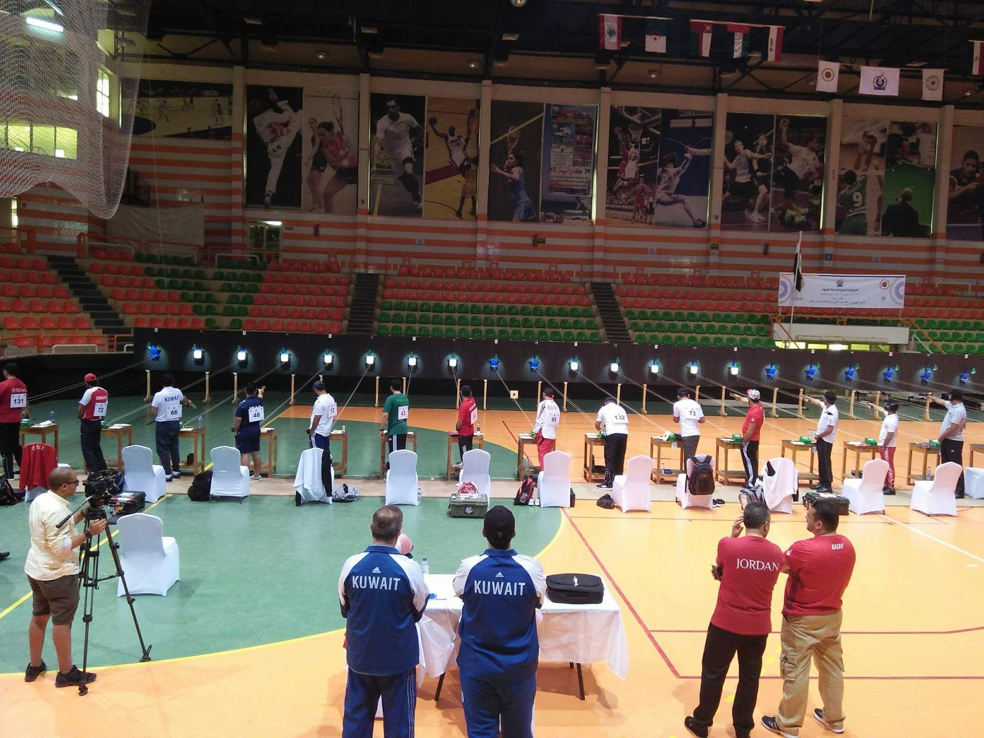 جانب من المنافسات