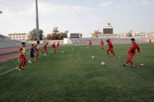 جانب من تدريبات المنتخب