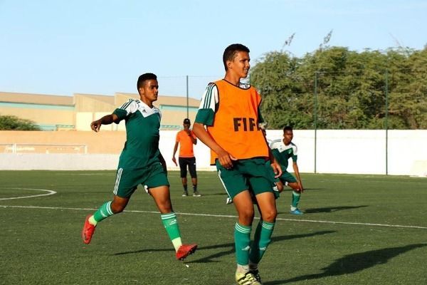 جانب من تحضيرات المنتخب الموريتاني