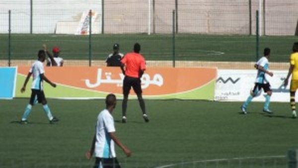 من إحدى مباريات الكرة الموريتانية